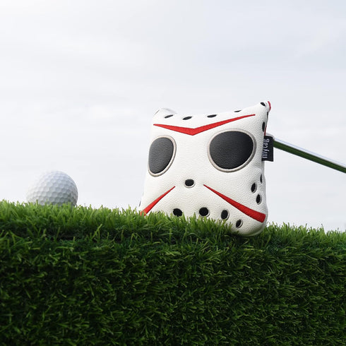 Putter Covers Hockey Goalie Mask, Strong Magnetic Mallet Putter Cover, Blade Putter Headcover