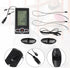 Cloudpower 137X80mm, Exercise Bike Monitor Speedometer With Time Speed Distance Calories Heart Rate Functions, LCD