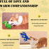 AIMETING No Stuffing Dog Toys for Aggressive Chewers, Squeaky Wrinkled Toys, Durable Dog Chew Toys, Soft and Tough