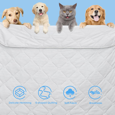 Rywell Cooling Mat for Dogs, 32 * 44IN, Durable & Versatile with Cooling & Soft Surfaces for All Seasons