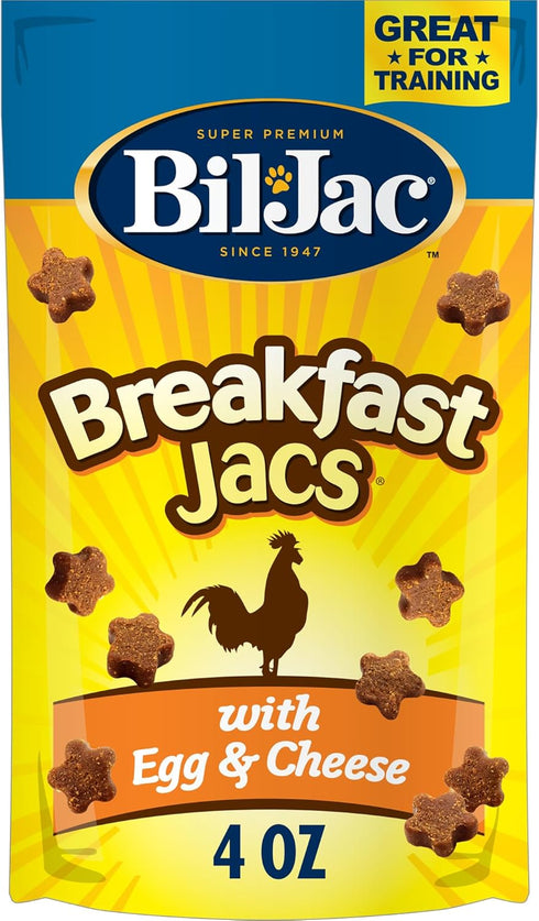 Bil-Jac Breakfast Jacs Soft Dog Treats | Egg & Cheese Flavor |