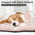 Mora Pets Cat Bed for Indoor Cats - Washable Dog Crate Pad, Soft Flat Puppy Mattress, Anti-Slip Pink 22 x 13