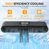 hygger Aquarium Chiller Fan - Auto Temperature Control Cooling Fan with Adjustable Temperature and 3 Wind Speeds