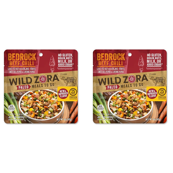 Wild Zora Paleo Freeze Dried Meals for Backpacking & Camping - Healthy