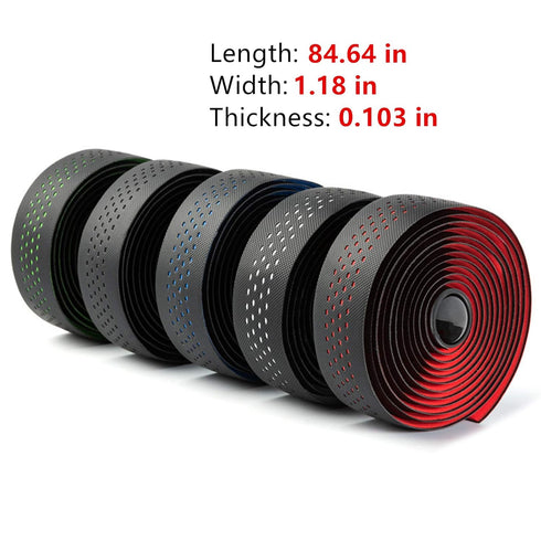 Road Bike Handlebar Tapes, EVA+PU Professional Bicycle Bar Tape, Racing Bike Handle Wraps, Red