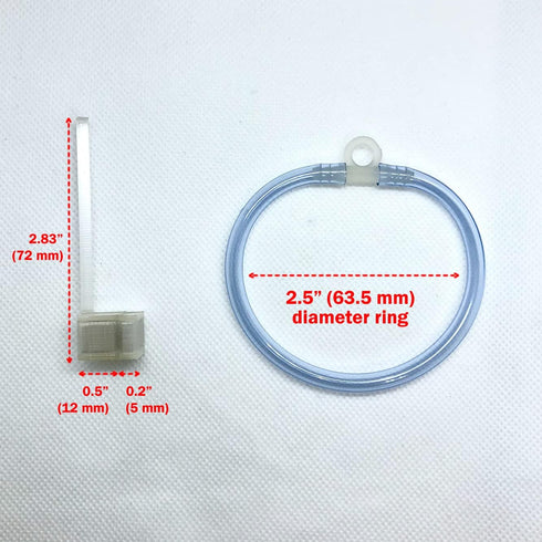 Magnetic Invisible Feeding Ring, Customizable Food Portal for Floating Plant Aquariums
