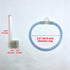 Magnetic Invisible Feeding Ring, Customizable Food Portal for Floating Plant Aquariums