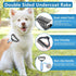Dog Grooming Kit 6PCS - Dog Brush for Shedding, Dematting Comb, Nail Clipper with File, Flea Comb, Bath Brush - Blue