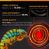 Simple Deluxe 100W Ceramic Heat Emitter Reptile Heat Lamp Bulb, No Light Emitting, for Amphibian Pet Snake Turtle &