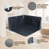 32" 32" 17" x x Dog Litter Box with High Walls, No-Spill Portable Dog Potty Tray Dogs Pee Pad Holder with Waterproof