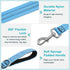 Led Dog Leash 4 Ft - Light Up Rechargeable Waterproof Nylon Reflective Leashes with Padded Handle for Night Walking