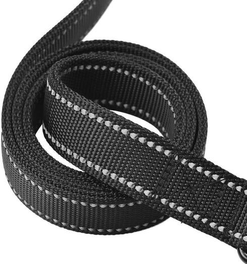 Dog Leash 6ft Long, Traffic Padded Two Handle, Heavy Duty Reflective Lead for Large or Medium Dogs