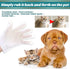 Pet Rinse Free Grooming Gloves, 10Pcs Wash Free Wipes for Dogs & Cats, Cleansing Grooming with Plant Extract