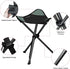 2 Pack Backpacking OUTSKIRT Camping Folding Tripod Stools Portable Camping Stools Extra Tall for Adults High
