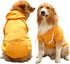Yellow Dog Sweatshirt with Pocket - Warm Hoodie for Large Dogs and Cats, 2PCS Fall Pullover Apparel, 2XL