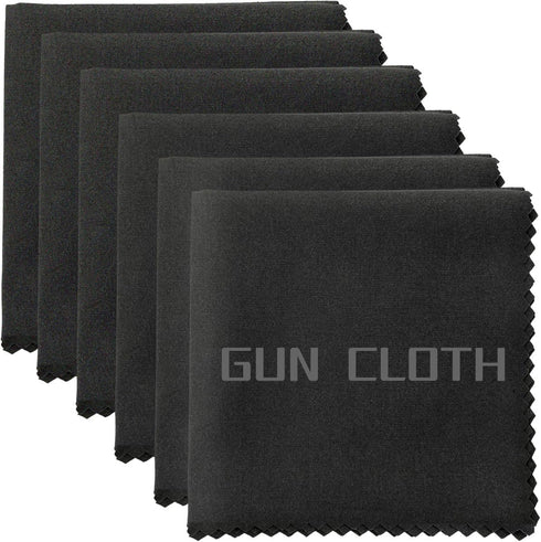 Miaozhun 6 Pack Microfiber Gun Cleaning Cloth, 12"x12" Lint Free Gun Cleaning Rags,