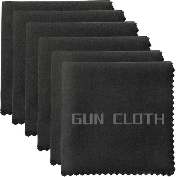 Miaozhun 6 Pack Microfiber Gun Cleaning Cloth, 12"x12" Lint Free Gun Cleaning Rags,