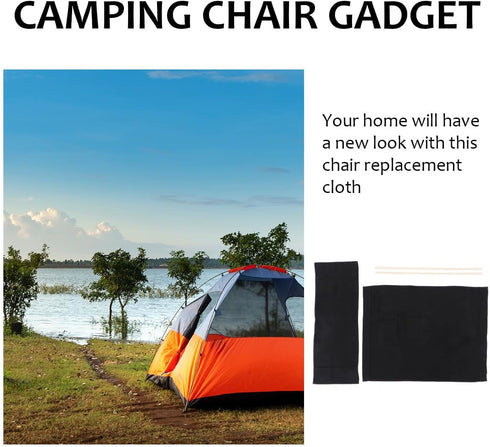 20.66X16.14 Inch Sosoport Director Chair Canvas Replacement Folding Outdoor Camping Chair Seat and Back Cover Patio