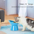 Detachable Elevated Cat Bowls, 15° Tilted Raised Anti-Vomiting Dishes, Adjustable for Adult Kittens