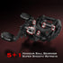 KastKing Brutus Baitcasting Fishing Reel, Graphite Frame, 7.2:1 Gear Ratio, 5+1 Ball Bearings, 17.6LB Drag