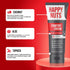 3.4 Oz (2 Pack), HAPPY NUTS Comfort Cream Deodorant For Men: Anti-Chafing Sweat Defense, Odor Control, Aluminum-Free