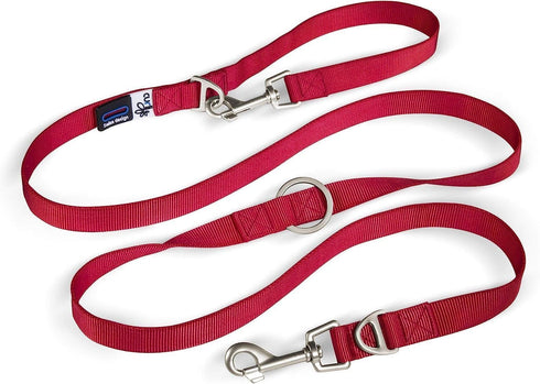 Adjustable Nylon Leash, Red L
