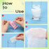 280 Count 9.5x12 Inches Hosuly Disposable Compressed Towels Tablets Bulk Soft Colorful Face Compressed Towels Compact