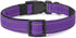 Reflective Dog Collar, Padded Soft Neoprene Breathable Quick Release Basic Collars for Medium Dogs, Purple Girl