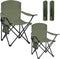 Camping Chair 2 Pack Portable Folding Chair, Supports 300lbs, Lightweight Stable Outdoor