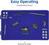 Premium Pistol Gun Cleaning Mat, Magnetic Organizer Parts Tray, Anti-Slip Rubberized Workbench Mat (16.5"x 10.43")