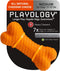 Playology Dual Layer Bone Toy for Medium Dogs (15-35lbs) - Durable Cheddar Cheese Scented Chew Toy for Heavy Chewers,