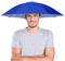 Umbrella Hat with Elastic Headband - Hands-Free Umbrella for Women Men