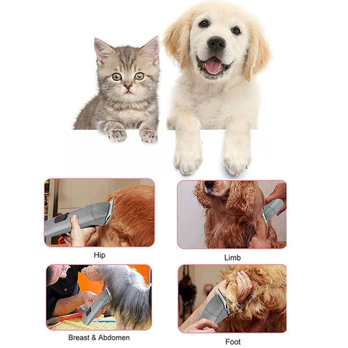 #4FC Clipper Blade for Dog Grooming, Compatible with Andis and Wahl/Oster Clippers, Detachable Carbon Steel