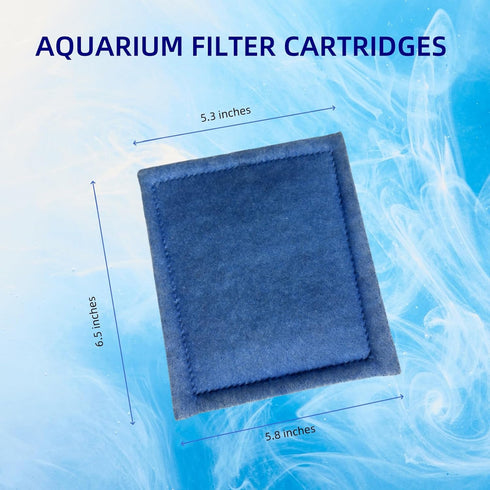 8 Pack Aquarium Filter Cartridges Replacements for Aqua-Tech EZ-Change #3 and Marineland Rite-Size C Compatible with 20-40/30-60 Gallon Fish Tank Power Filters Penguin 200B 350B 170B 330B 275 and 375