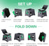 Tfulad Portable Camping Toilet for Adults - Portable Folding Toilet with Lid,Travel Portable Potty for Adults,Porta