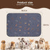 SUJF 2 Pack 35.5"x24" Washable Pee Pads for Dogs, Absorbent Reusable Puppy Pads Dog Training Pads, Waterproof Non-Slip