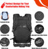 Goldfire Motorcycle Helmet Backpack Large Capacity Waterproof Tactical Hiking Bag for Helmet Storage
