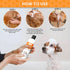 Bundle of Coat Silk Dog Dry Powder (6 oz) to Alleviate Odors and Itchiness & Antiparasitic Dog Shampoo (8 oz)
