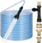 Gravel Vacuum for Aquarium Fish Tank Siphon with Three Metal Faucet Adapter and Long Hose 50 Feet
