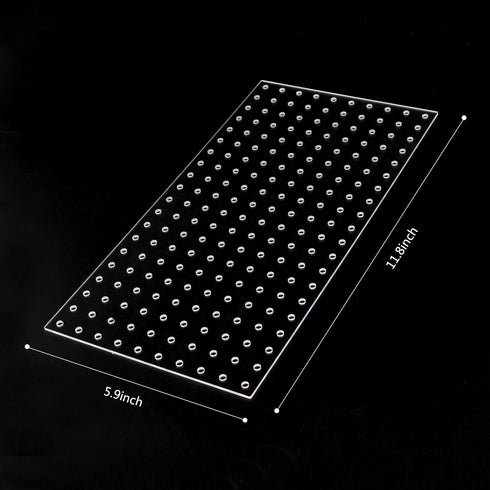 Clear Acrylic Aquarium Fish Tank Divider Kit for 10 Gallon and Up to 950 Gallon Tanks (Kit B - 2 PCs 5.9"x11.8")