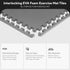 BalanceFrom 1/2' 24 24 1/2 24 6 Puzzle Exercise Mat Thick, EVA Interlocking Foam Floor Tiles for Home Gym, Mat for Home