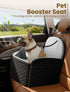 FGU 35 lbs, 2 Dog Car Seat for Small/Medium Dogs Up to Elevated Memory Foam Dog Booster Seat with Safety Belts, Travel