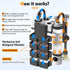 5-30 Skimmer 3 132 hygger Quiet Hang On Back Aquarium Filter Gallon Small Fish Tank Canister Filter with Surface Spray