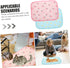 2Pcs Cooling Mat for Small Animals, Soft Summer Pet Cushion Self-Cooling Pad for Rabbits, Hamsters, Guinea Pigs