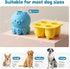 3-in-1 Frozen ZOMISIA Dog Treat Toy, Long Lasting Interactive Dog Chew Toy, Slow Food Training to Reduce Anxiety