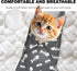 27.6"Cat (6-10 lbs) Grooming Wrap, Self Adhesive Cat Wrap for Cutting Nails, Anti-Escape Calming Cat Swaddle Wrap