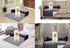 Brilliant Sunshine Premium Grey Silky Velvet Pet Sofa Bed, Waterproof Washable Couch Protector with Removable Bolster