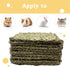 Chinchilla Squirrel(6 Rabbit Grass Mats,Bunny Grass Mat,Woven Straw Mat Bed Rabbits Hay Mat Sleeping Bunny Natural