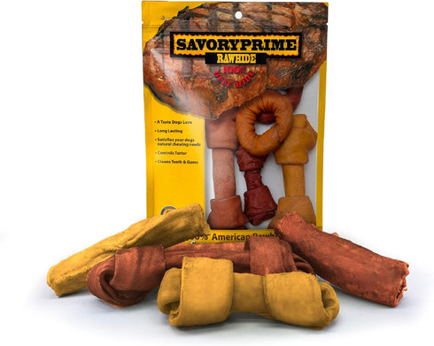 Savory Prime Large Assorted Value-Pack Flavored Dog Treats