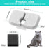 48-Pack PLWF005/PLWF115/PLWF105, Cat Water Fountain Filter Repalcement,For PETLIBRO Dockstream Cat Water Fountain Pet